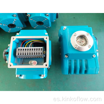 KK03-200B gire 90 grados de actuador eléctrico azul del lago